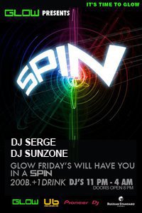 GLOW Spin Friday DJ Serge and DJ Sunzone