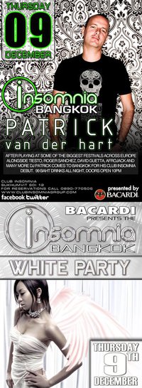 Party with DJ Patrick Van Der Hart at Insomnia