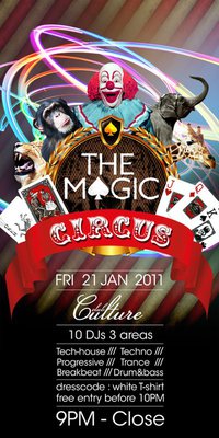 THE MAGIC circus // FRI 21 JAN2011