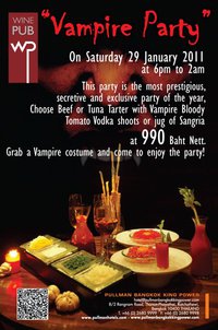 Vampire Party Night at Wine Pub