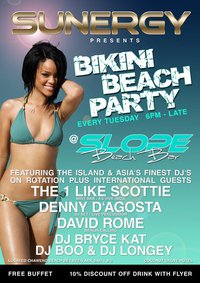 Samui Slope Bar Bikini Beach Party