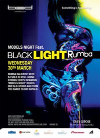 Bed Supperclub Bangkok Black light Rumba