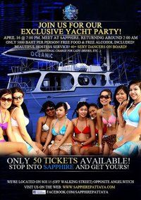 Pattaya Sapphire Yacht Party
