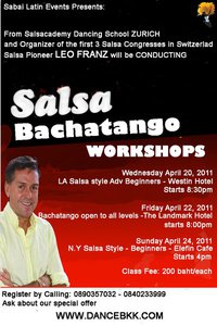 à¸ºBangkok Salsa & Bachatango Workshops