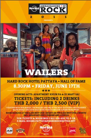 The Wailers Live at Hard Rock Pattaya