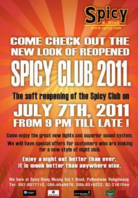 Bangkok Spicy Club Soft Opening Spicy Club 2011