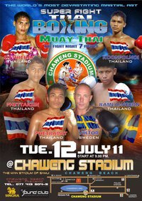 Muay Thai Super 7 Amazing Fights at Chaweng Stadium Samui