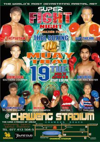 Thai Boxing Super Fight Night at Samui