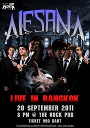 Alesana Live In The Rock Pub Bangkok