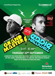 Bangkok Bed Supperclub Eddie Halliwell & Grandmaster Flash 2 Legends on 1 Night