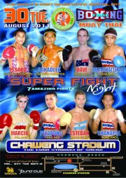 Super Fight Night Thai Boxing 30 August in Samui