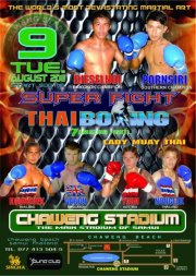 Samui Chaweng Stadium Thai Boxing The Super Fight Tuesday Night