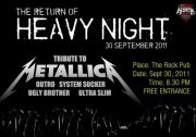 Bangkok The Rock Pub The Return Of Heavy Night Tribute To Metallica