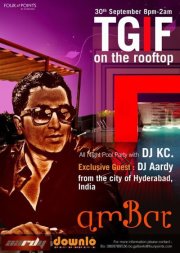 Bangkok Ambar TGIF on The Rooftop All Night Pool Party