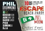 Koh Samui Escape Beach Party Pre Full Moon Event