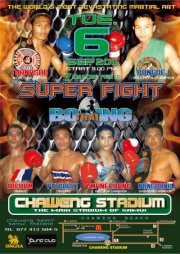 Super Fight Night Thai Boxing at Chaweng Stadium Thailand