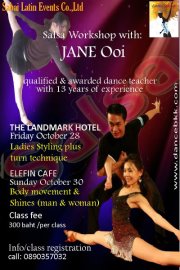 Bangkok Dance Workshop with Jane Ooi at Landmark Hotel
