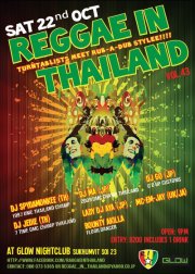 Bangkok Glow Reggae in Thailand Monthly Party Vol.43