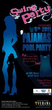 Pattaya Swing Party on The Fifth Pajamas pool party