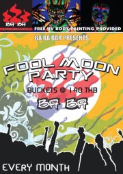 Bangkok Fool Moon Party at Ba Ba Bar