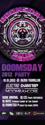 Bangkok Demo Doomsday 2012 Party