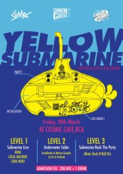 Yellow Submarine Cosmic Cafe Rca Bangkok Thailand