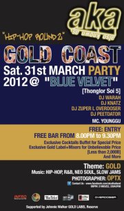 Gold Coast Party Blue Velvet Bangkok Thailand