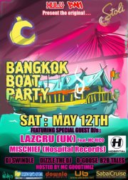 Bangkok Boat Party 3 Sathorn Pier Thailand
