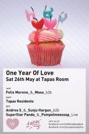 One Year Of Love Tapas Room Bangkok Thailand