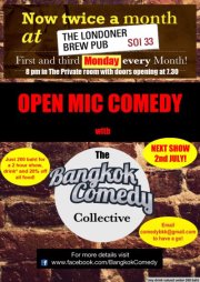 Open Mic Comedy at The Londoner Brew Pub Bangkok Thailand