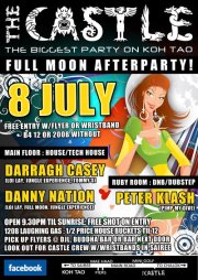 Full Moon Afterparty The Castle 8 July Koh Tao Thailand