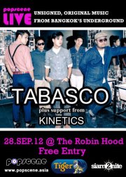 Tabasco Live at The Robin Hood 28 Sep Bangkok Thailand
