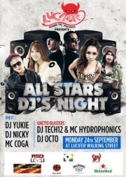 All Stars Djâ€™s Night 24 Sep Lucifer Pattaya Event Thailand